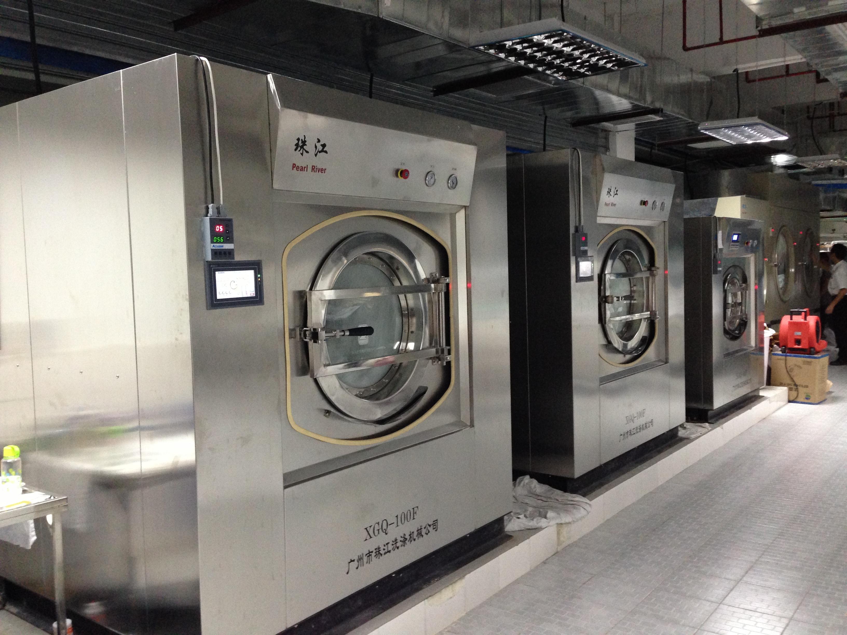 大型工业用洗衣机价格，酒店专用工业用洗衣机15kg清洗案例