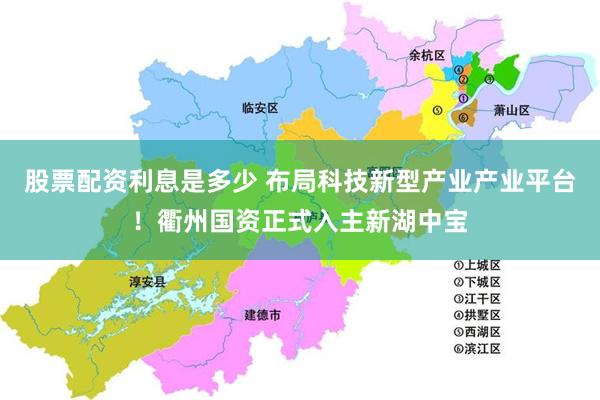 股票配资利息是多少 布局科技新型产业产业平台！衢州国资正式入主新湖中宝