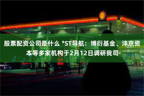 股票配资公司是什么 *ST导航：博衍基金、沣京资本等多家机构于2月12日调研我司