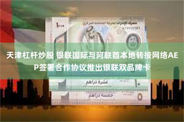 天津杠杆炒股 银联国际与阿联酋本地转接网络AEP签署合作协议推出银联双品牌卡