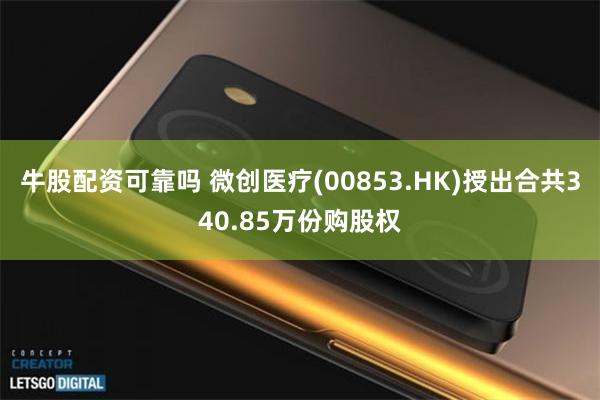 牛股配资可靠吗 微创医疗(00853.HK)授出合共340.85万份购股权